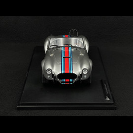 Shelby Cobra 427 Mk II 1965 Silver / Martini Stripes 1/18 Solido S1804913
