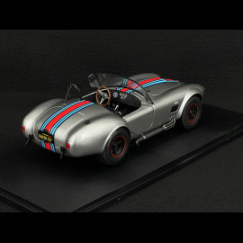 Shelby Cobra 427 Mk II 1965 Silver / Martini Stripes 1/18 Solido S1804913