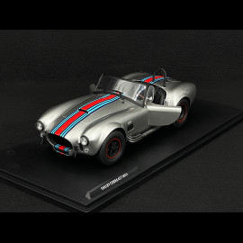 Shelby Cobra 427 Mk II 1965 Silver / Martini Stripes 1/18 Solido S1804913