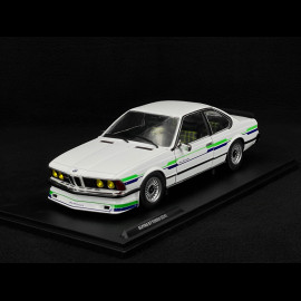BMW Alpina B7 Turbo 1984 Weiß / Blau-Grüne Streifen 1/18 Solido S1810303