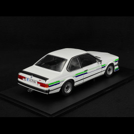 BMW Alpina B7 Turbo 1984 Weiß / Blau-Grüne Streifen 1/18 Solido S1810303