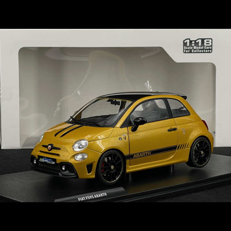 Fiat F595 Abarth 2024 Yellow / Black 1/18 Solido S1811306