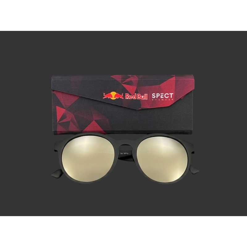Red Bull Sunglasses X Spect Eyewear Matte Black / Polarized Orange Lenses LACE-001