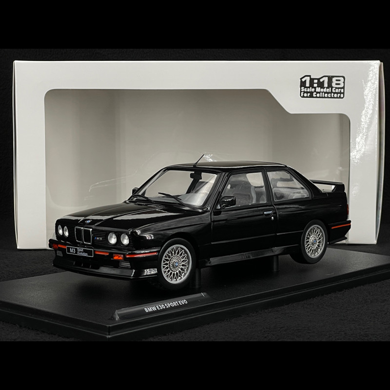 BMW E30 M3 Sport Evo 1990 Schwarz 1/18 Solido S1801501
