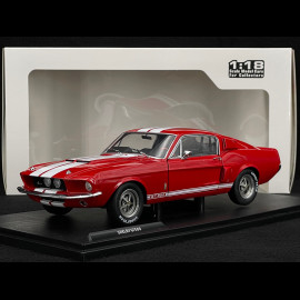 Ford Mustang Shelby GT500 1967 Candy Apple Red / White Stripes 1/18 Solido S1802902