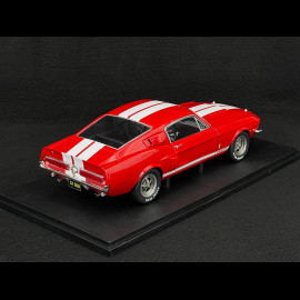 Ford Mustang Shelby GT500 1967 Candy Apple Red / White Stripes 1/18 Solido S1802902