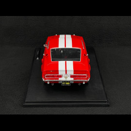 Ford Mustang Shelby GT500 1967 Bonbonapfelrot / Weiße Streifen 1/18 Solido S1802902