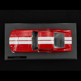 Ford Mustang Shelby GT500 1967 Candy Apple Red / White Stripes 1/18 Solido S1802902