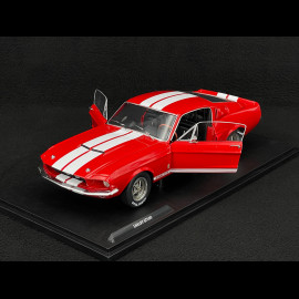 Ford Mustang Shelby GT500 1967 Candy Apple Red / White Stripes 1/18 Solido S1802902