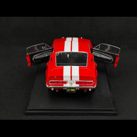 Ford Mustang Shelby GT500 1967 Candy Apple Red / White Stripes 1/18 Solido S1802902