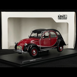 Citroën 2CV 6 Charleston 1982 Delage Red / Black 1/18 Solido S1805013