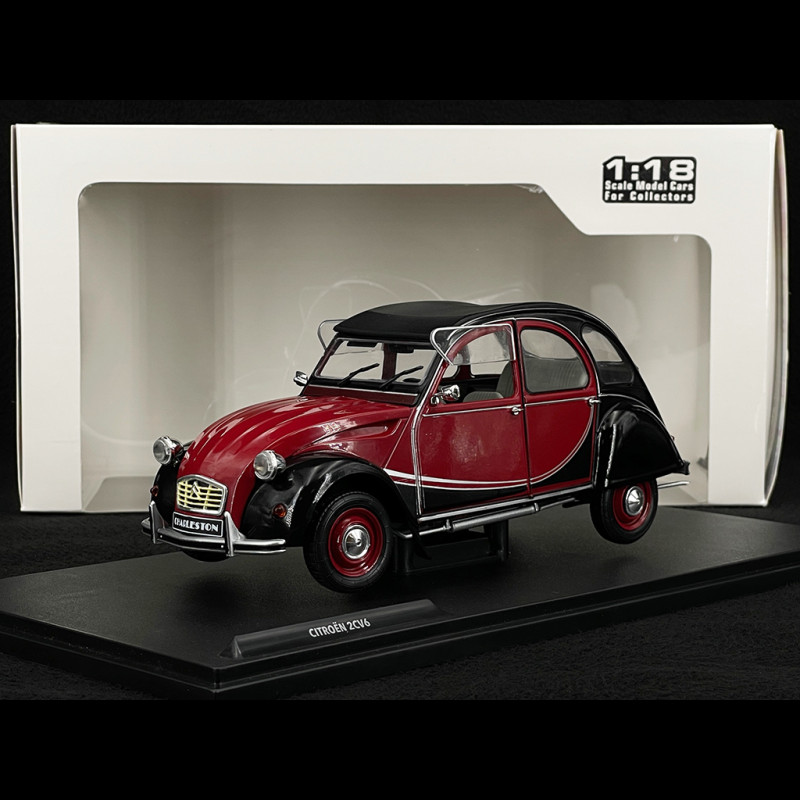 Citroën 2CV 6 Charleston 1982 Delage Red / Black 1/18 Solido S1805013