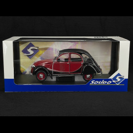 Citroën 2CV 6 Charleston 1982 Delage Rot / Schwarz 1/18 Solido S1805013