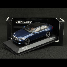 BMW I5 M60 2024 Dark Blue Metallic 1/43 Minichamps 410024100