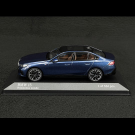 BMW I5 M60 2024 Dunkelblau Metallic 1/43 Minichamps 410024100