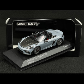 Porsche 718 Spyder RS 2023 Weissach Package Arktisgrau 1/43 Minichamps 410063130