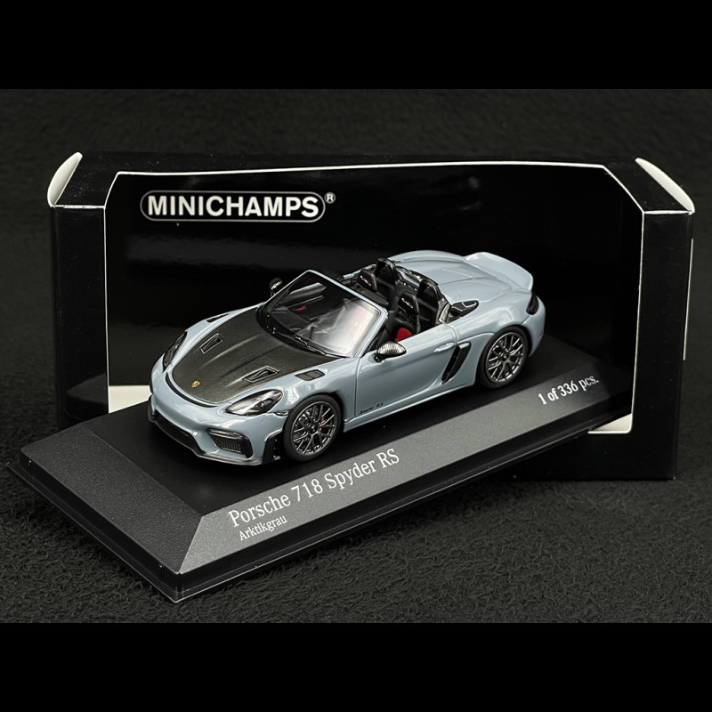 Porsche 718 Spyder RS 2023 Weissach Package Arktisgrau 1/43 Minichamps 410063130