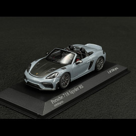 Porsche 718 Spyder RS 2023 Weissach Package Arctic Grey 1/43 Minichamps 410063130