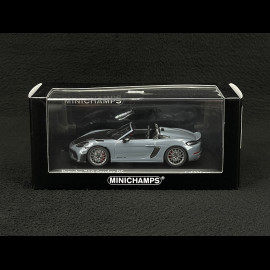 Porsche 718 Spyder RS 2023 Weissach Package Arktisgrau 1/43 Minichamps 410063130