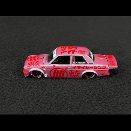 Datsun 510 Pro Street Buta V1 1969 Pink 1/64 Mini GT KHMG161