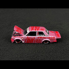 Datsun 510 Pro Street Buta V1 1969 Pink 1/64 Mini GT KHMG161