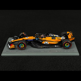 Oscar Piastri McLaren MCL39 n° 81 Sieger GP Barcelona 2025 F1 1/43 Spark S9621