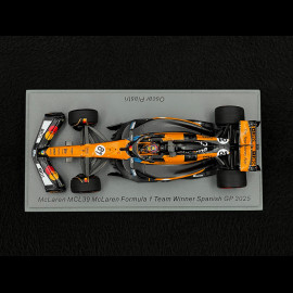 Oscar Piastri McLaren MCL39 n° 81 Sieger GP Barcelona 2025 F1 1/43 Spark S9621