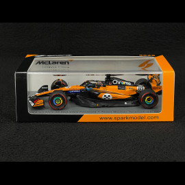Oscar Piastri McLaren MCL39 n° 81 Winner Barcelona GP 2025 F1 1/43 Spark S9621