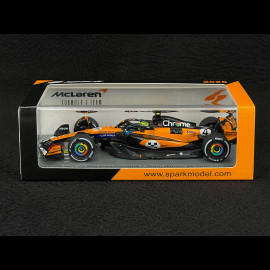Lando Norris McLaren MCL39 n° 4 Sieger GP Monaco 2025 F1 mit Pit Board 1/43 Spark S9622