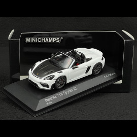 Porsche 718 Spyder RS 2023 Weissach Package White 1/43 Minichamps 410063131