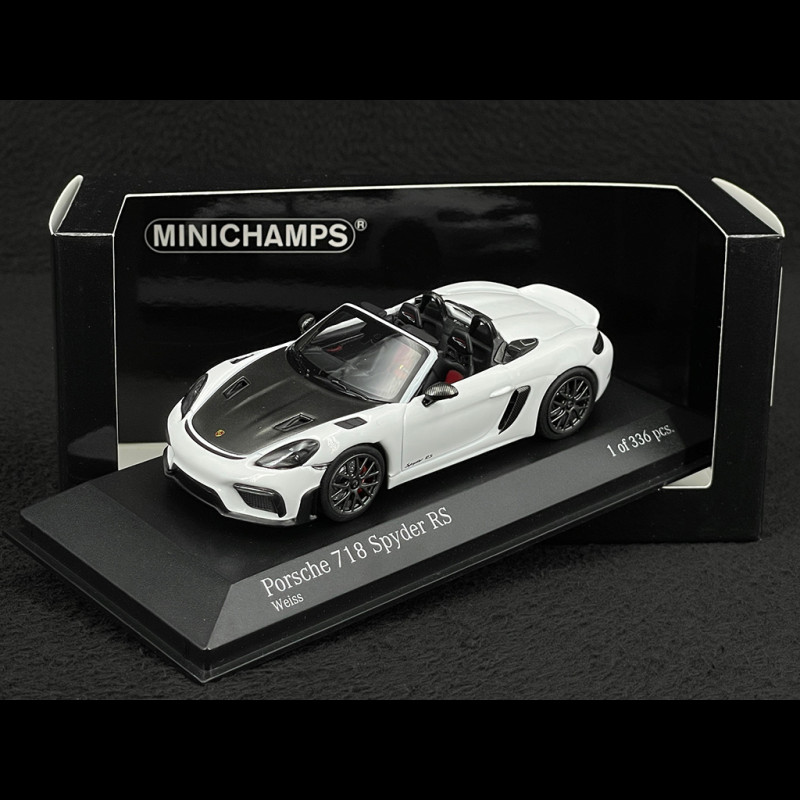Porsche 718 Spyder RS 2023 Weissach Package White 1/43 Minichamps 410063131
