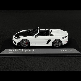 Porsche 718 Spyder RS 2023 Weissach Package White 1/43 Minichamps 410063131