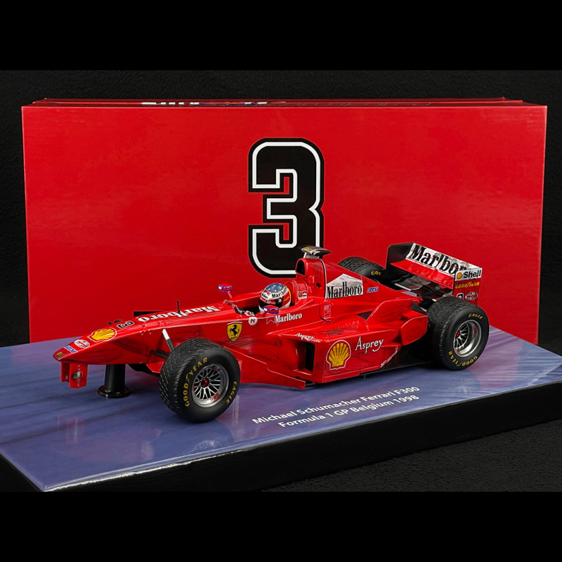 Michael Schumacher Ferrari F300 n° 3 GP Belgien 1998 F1 3 Räder 1/18 Werk83 W18033007