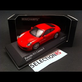 Porsche 911 type 991 Carrera S 2012 guards red 1/43 Minichamps 410060220