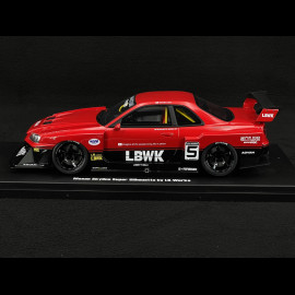 Nissan Skyline R34 GTR Liberty Walk LB-ER34 Super Silhouette 2020 Active Red / Black 1/18 GT Spirit GT570