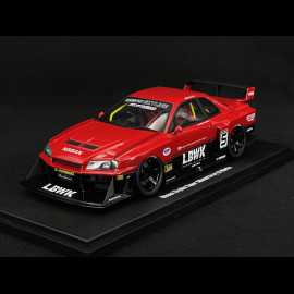 Nissan Skyline R34 GTR Liberty Walk LB-ER34 Super Silhouette 2020 Aktiv Rot / Schwarz 1/18 GT Spirit GT570