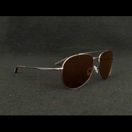 Red Bull Sonnenbrille X Spect Eyewear Silberner Rahmen / Braune Polarisierte Gläser CORSAIR-003