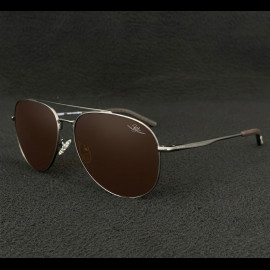Red Bull Sunglasses X Spect Eyewear Silver Frame / Brown Polarized Lenses CORSAIR-003