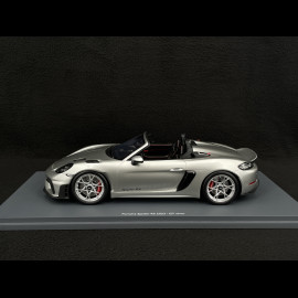 Porsche 718 Spyder RS 2023 GT Silver Metallic 1/18 Schuco 18U00013