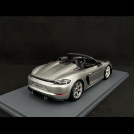 Porsche 718 Spyder RS 2023 GT Silver Metallic 1/18 Schuco 18U00013