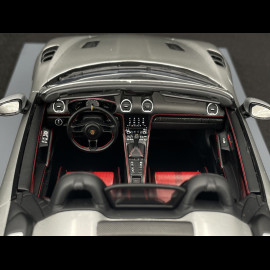 Porsche 718 Spyder RS 2023 GT Silver Metallic 1/18 Schuco 18U00013