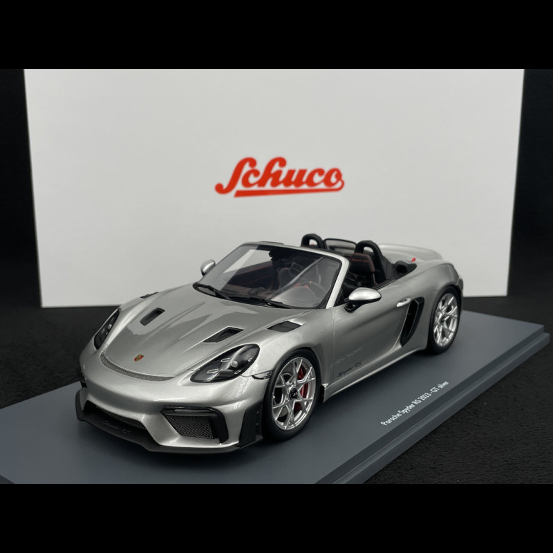 Porsche 718 Spyder RS 2023 GT Silber Metallic 1/18 Schuco 18U00013