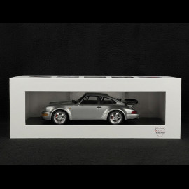Porsche 911 Typ 964 Turbo 3.6 1993 Silber Grau RS Selection x Spark 1/18 18RSF015