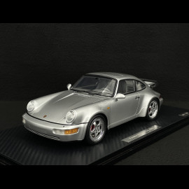Porsche 911 Typ 964 Turbo 3.6 1993 Silber Grau RS Selection x Spark 1/18 18RSF015