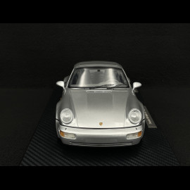 Porsche 911 Type 964 Turbo 3.6 1993 Silver Grey RS Selection x Spark 1/18 18RSF015