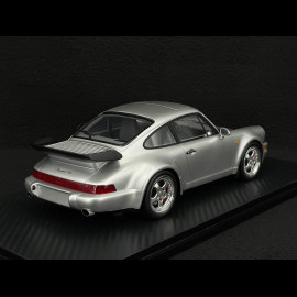 Porsche 911 Typ 964 Turbo 3.6 1993 Silber Grau RS Selection x Spark 1/18 18RSF015