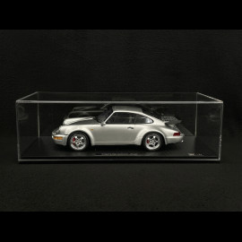 Porsche 911 Typ 964 Turbo 3.6 1993 Silber Grau RS Selection x Spark 1/18 18RSF015