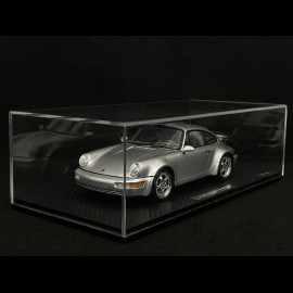 Porsche 911 Type 964 Turbo 3.6 1993 Silver Grey RS Selection x Spark 1/18 18RSF015