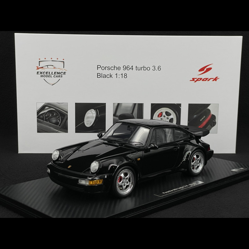 Porsche 911 Typ 964 Turbo 3.6 1993 Schwarz RS Selection x Spark 1/18 18RSF014