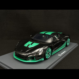 Rimac Nevera Time Attack 2023 Grau / Grün 1/18 Schuco 18U00084